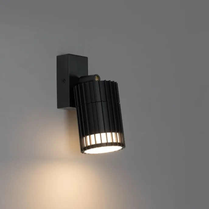 Design-Außen-Deckenstrahler schwarz IP44 - Boris