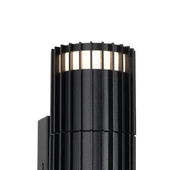 Design-Außenwandleuchte schwarz 2-Licht IP44 - Boris