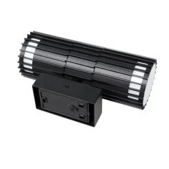 Design-Außenwandleuchte schwarz 2-Licht IP44 - Boris