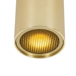 Design-Aufbaustrahler Gold GU10 50mm - Tubo Honey