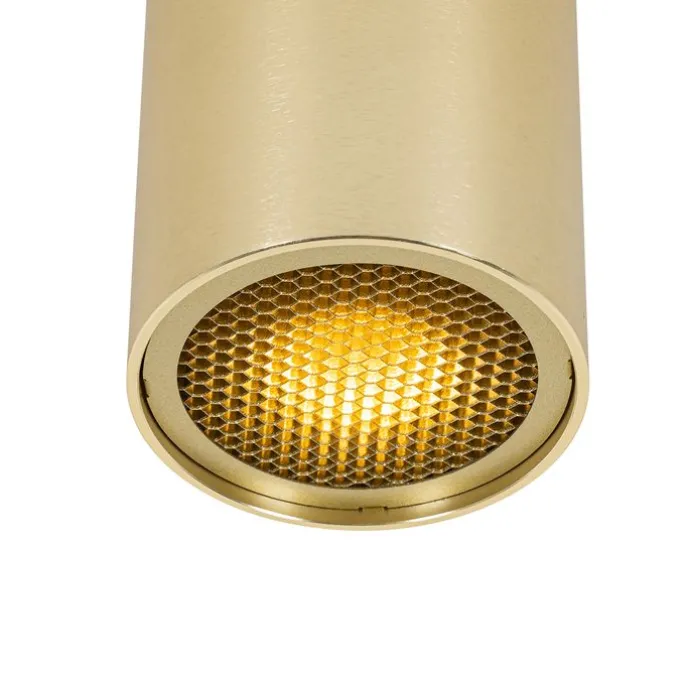 Design-Aufbaustrahler Gold GU10 50mm - Tubo Honey