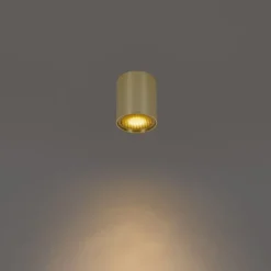 Design-Aufbaustrahler Gold GU10 50mm - Tubo Honey