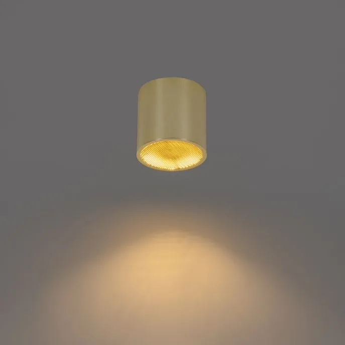 Design-Aufbaustrahler Gold GU10 111mm - Impact Honey