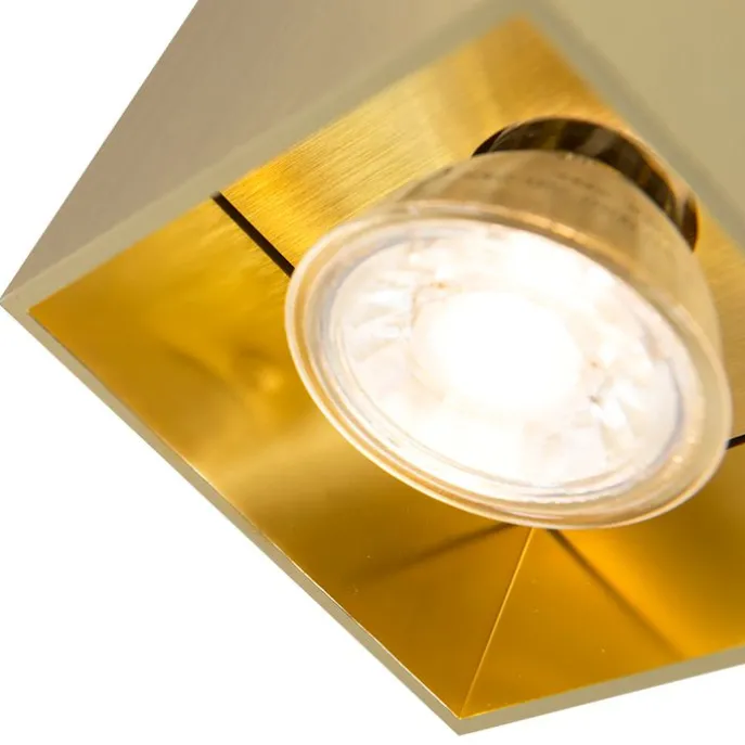 Design-Aufbaustrahler Gold GU10 50mm - Qubo