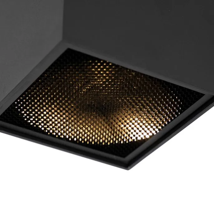 Design-Aufbaustrahler schwarz GU10 111mm - Box Honey