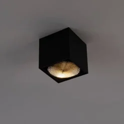 Design-Aufbaustrahler schwarz GU10 111mm - Box Honey