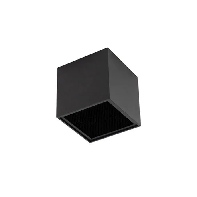 Design-Aufbaustrahler schwarz GU10 111mm - Box Honey