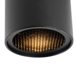 Design-Aufbaustrahler schwarz GU10 50mm - Tubo Honey
