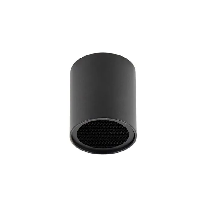 Design-Aufbaustrahler schwarz GU10 50mm - Tubo Honey