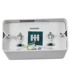 Design-Aufbaustrahler weiß GU10 70mm 2-flammig dreh- und schwenkbar - Vox