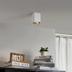 Design-Aufbaustrahler Weiß GU10 70mm dreh- und schwenkbar - Vox