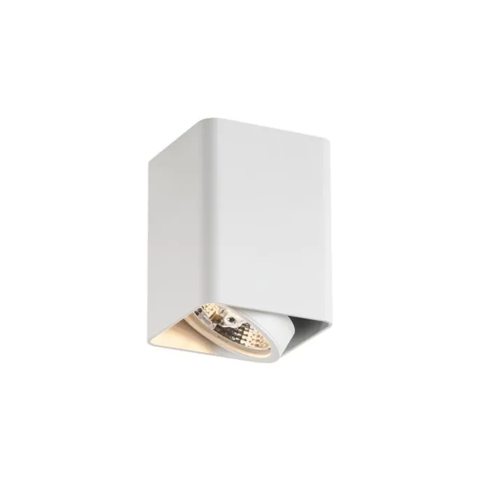 Design-Aufbaustrahler Weiß GU10 70mm dreh- und schwenkbar - Vox