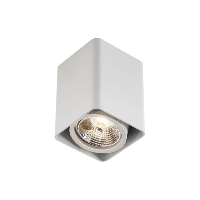 Design-Aufbaustrahler Weiß GU10 70mm dreh- und schwenkbar - Vox