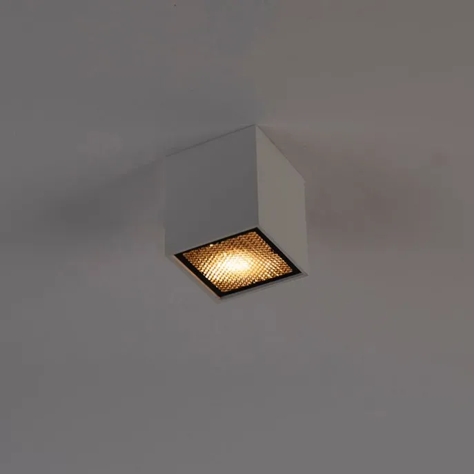 Design-Aufbaustrahler weiß GU10 50mm - Qubo Honey