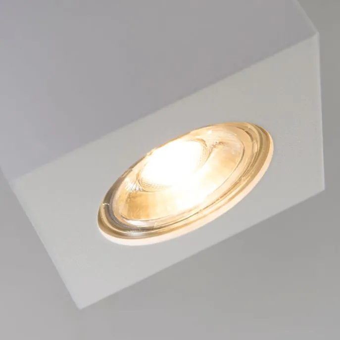 Design-Aufbaustrahler weiß GU10 50mm - Quba 2