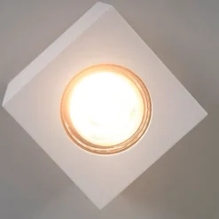 Design-Aufbaustrahler weiß GU10 50mm - Quba 2