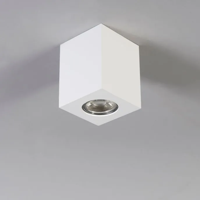 Design-Aufbaustrahler weiß GU10 50mm - Quba 2