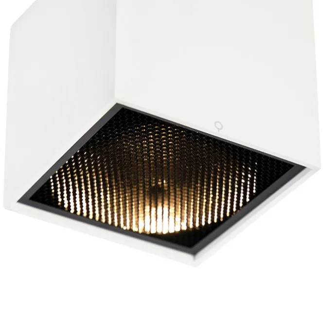 Design-Aufbaustrahler weiß GU10 111mm - Box Honey