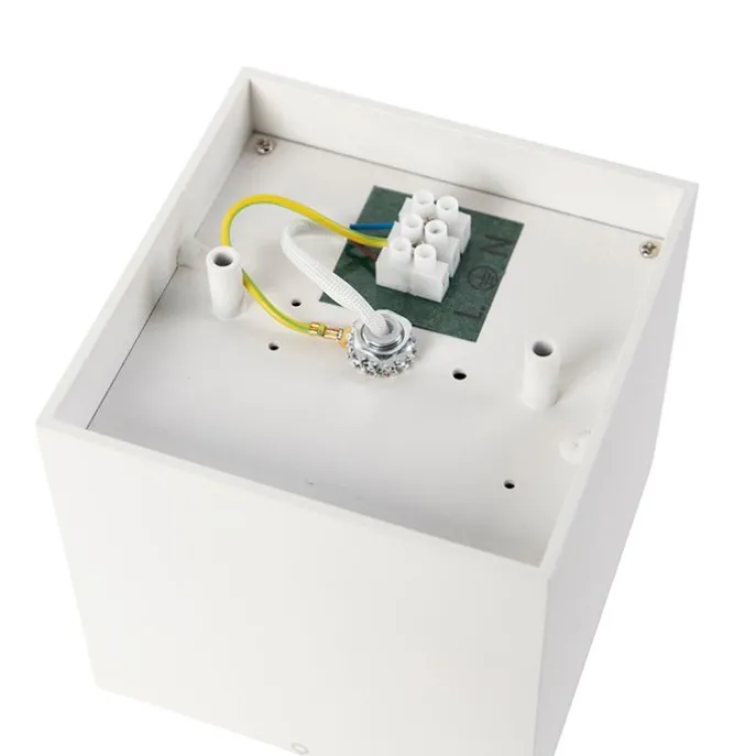 Design-Aufbaustrahler weiß GU10 111mm - Box Honey