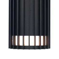 Design-Deckenleuchte für den Außenbereich schwarz IP44 - Boris