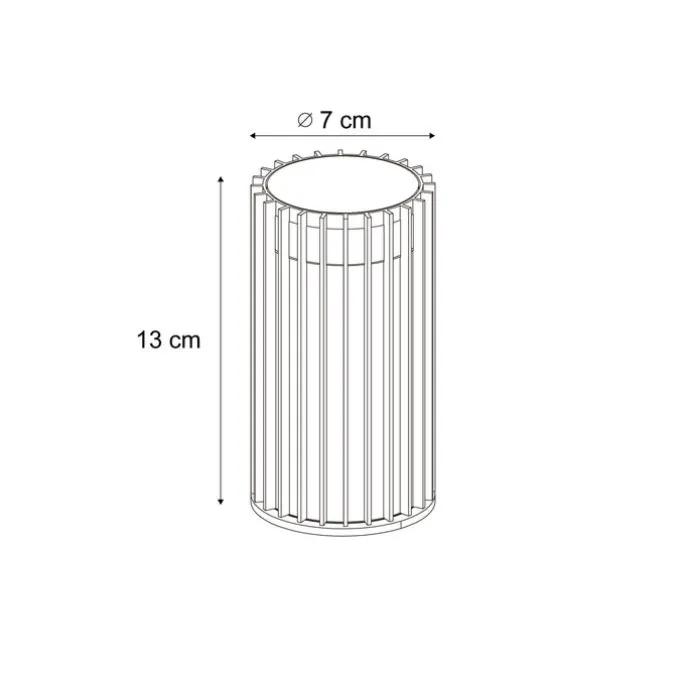 Design-Deckenleuchte für den Außenbereich schwarz IP44 - Boris