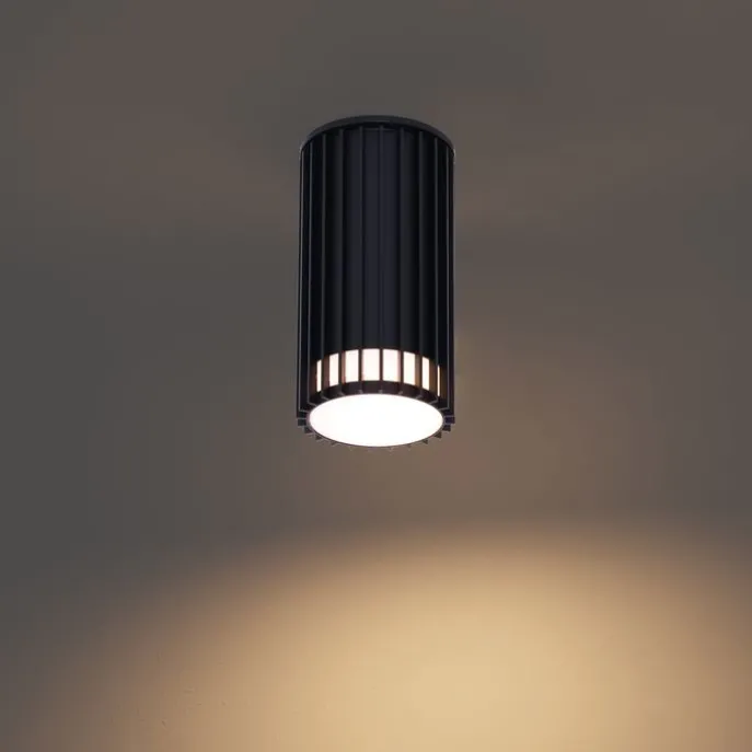 Design-Deckenleuchte für den Außenbereich schwarz IP44 - Boris