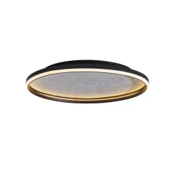 Design-Deckenleuchte Schwarz mit Filz inkl. LED 3-Stufen-Dimmbar - Xavi Felt