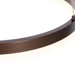 Design-Hängelampe Bronze 40 cm inkl. LED 3-stufig dimmbar - Anello