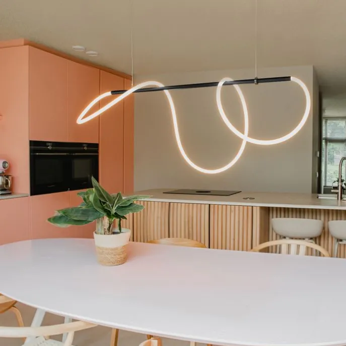 Design-Hängelampe schwarz inkl. LED 3-stufig dimmbar - Danisha