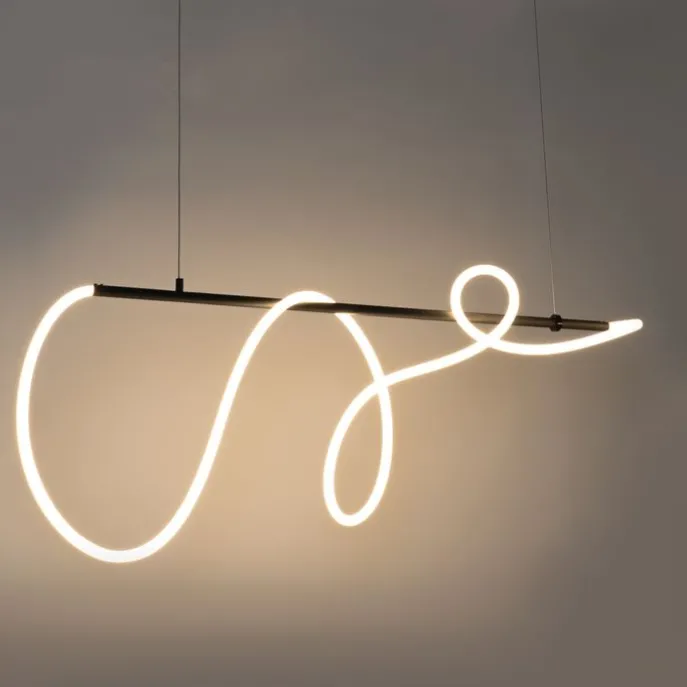 Design-Hängelampe schwarz inkl. LED 3-stufig dimmbar - Danisha