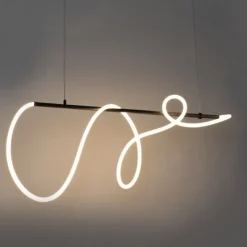 Design-Hängelampe schwarz inkl. LED 3-stufig dimmbar - Danisha