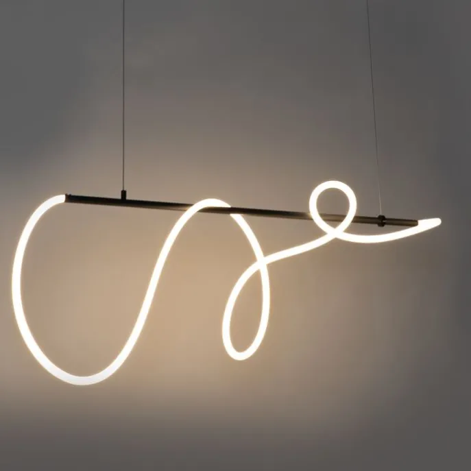 Design-Hängelampe schwarz inkl. LED 3-stufig dimmbar - Danisha