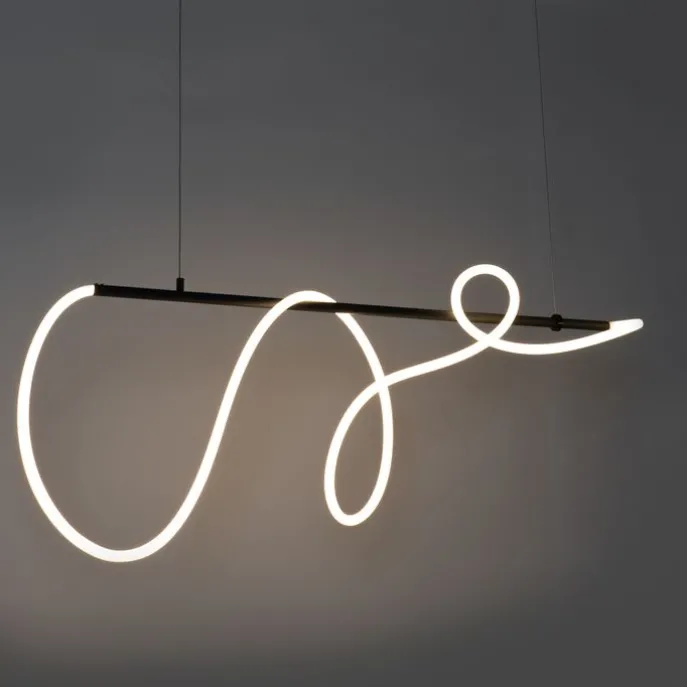 Design-Hängelampe schwarz inkl. LED 3-stufig dimmbar - Danisha