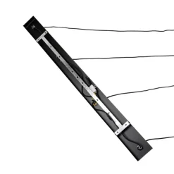 Design-Hängelampe schwarz mit Gold und Rauchglas 4-flammig - Kyan