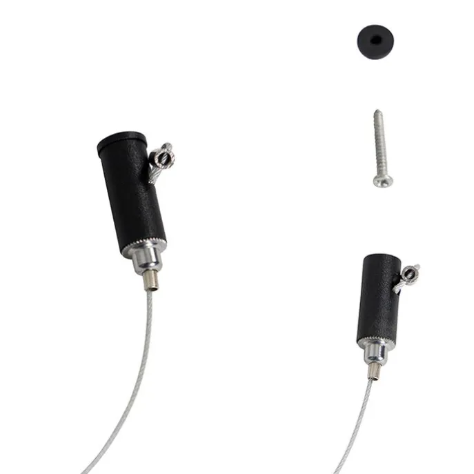 Design-Hängelampe schwarz mit Goldglas 2-flammig - Bliss