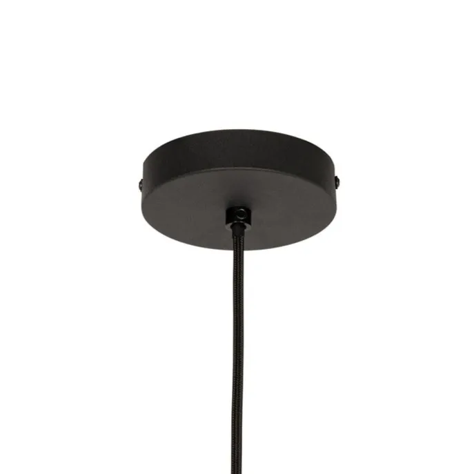 Design-Hängelampe schwarz mit goldenem Glas – Bert