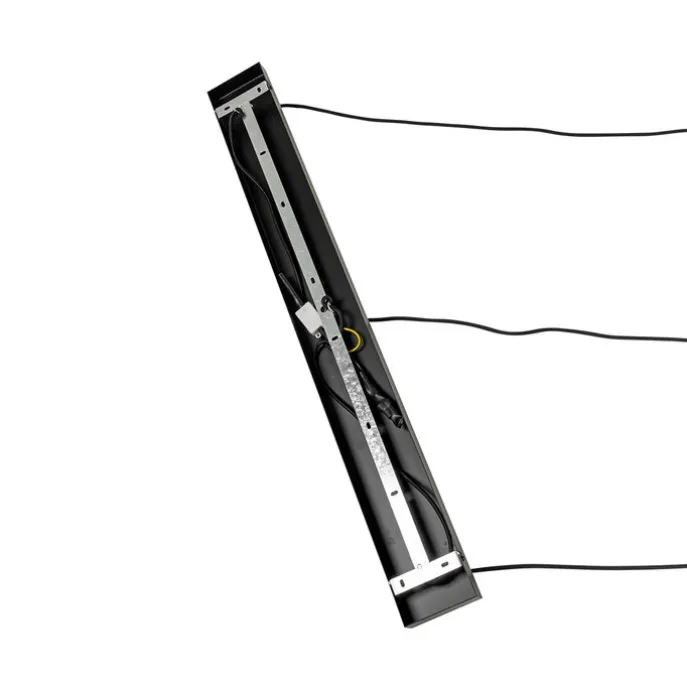 Design-Hängelampe schwarz mit Gold und Rauchglas 3-flammig - Kyan