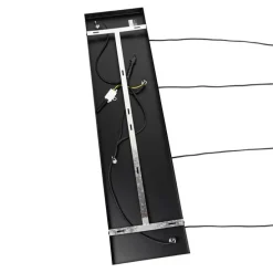 Design-Hängelampe schwarz mit Rauchglas 4-flammig - Chico