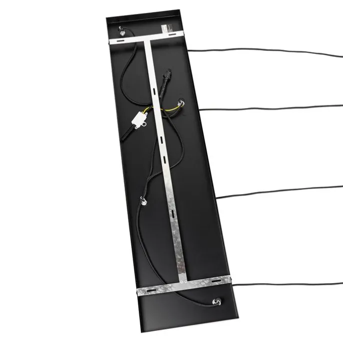 Design-Hängelampe schwarz mit Rauchglas 4-flammig - Chico