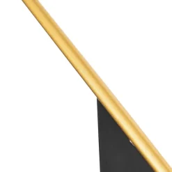 Design-Hängelampe Schwarz mit Gold 6-flammig - Sinem