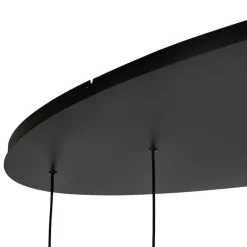 Design-Hängelampe schwarz oval 7-flammig - Tuba