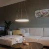 Design-Hängelampe weiß 40 cm inkl. LED 3-stufig dimmbar - Anello