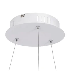 Design-Hängelampe weiß 40 cm inkl. LED 3-stufig dimmbar - Anello