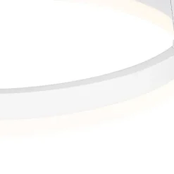 Design-Hängelampe weiß 40 cm inkl. LED 3-stufig dimmbar - Anello