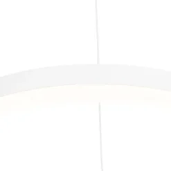 Design-Hängelampe weiß 40 cm inkl. LED 3-stufig dimmbar - Anello