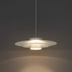 Design-Hängelampe weiß inkl. LED 3-stufig dimmbar - Pauline