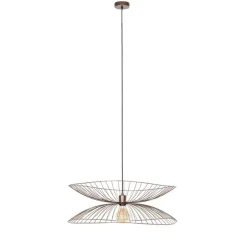 Design-Hängeleuchte Dunkelbronze mit doppeltem Schirm - Pua