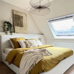 Design-Hängeleuchte Dunkelbronze mit doppeltem Schirm - Pua