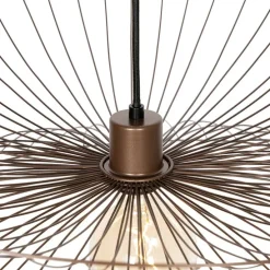 Design-Hängeleuchte Dunkelbronze mit doppeltem Schirm - Pua