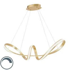 Design-Hängeleuchte Gold inkl. LED 91 cm - Belinda
